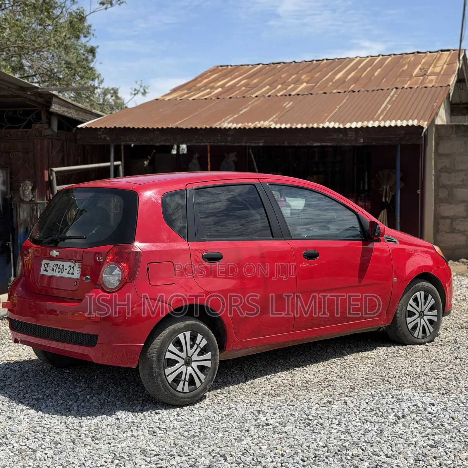 Chevrolet Aveo LS Hatch 2011 Red