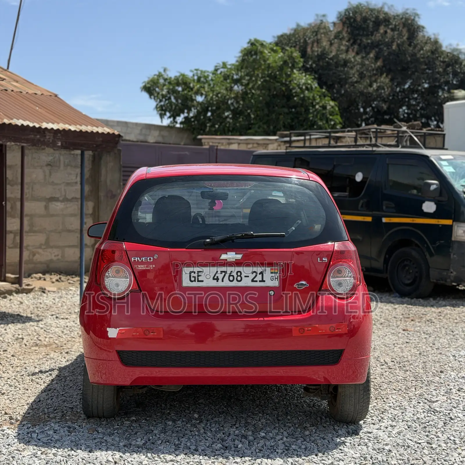 Chevrolet Aveo LS Hatch 2011 Red