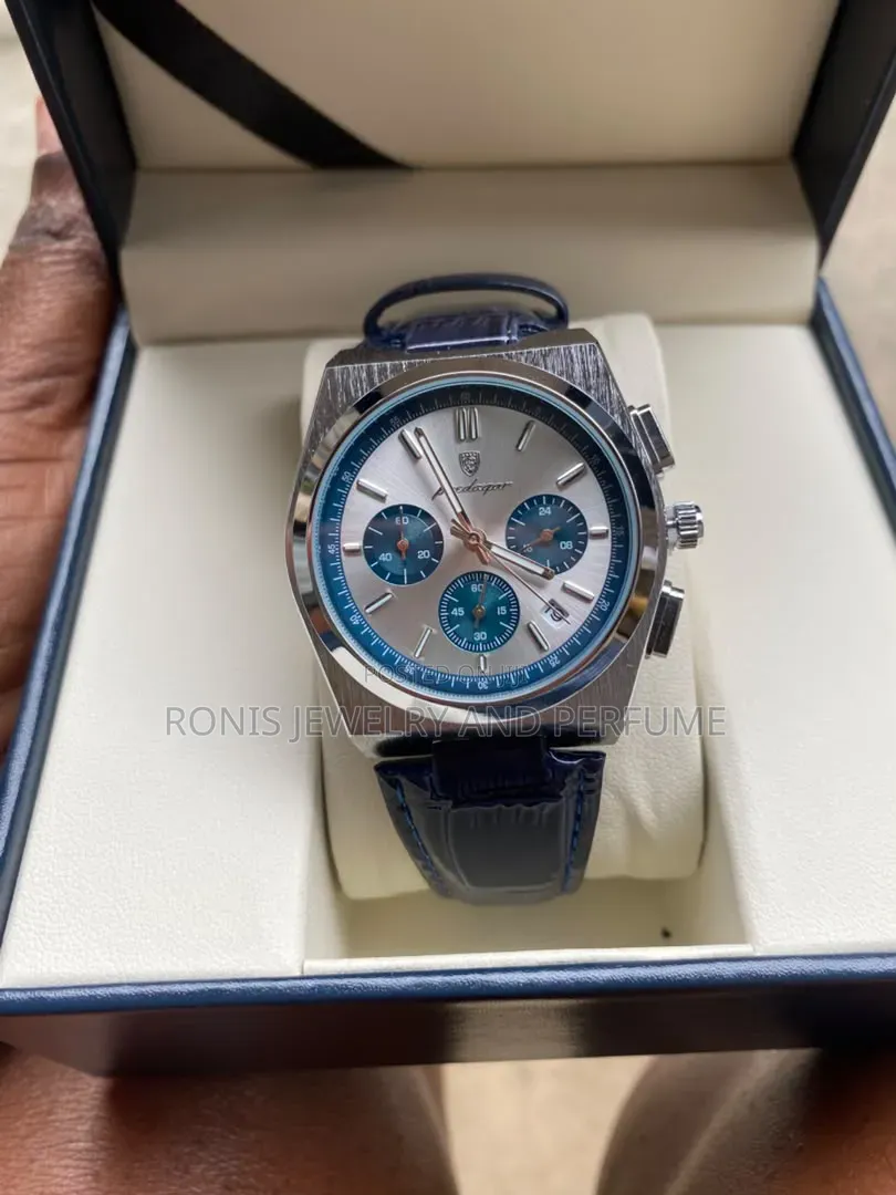 Blue Leather Poedagar Watch