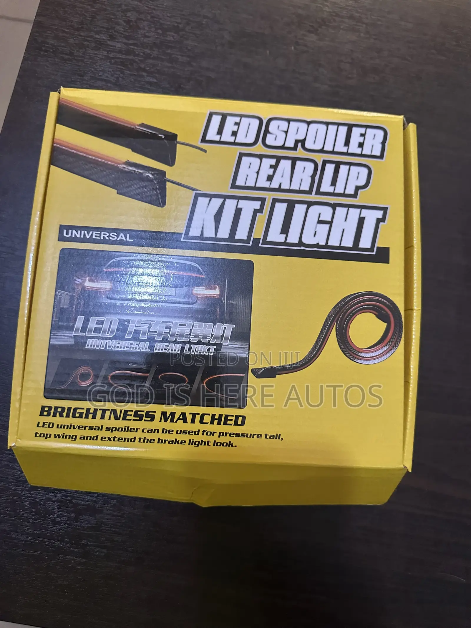 Universal Led Taillight Spoiler Kit