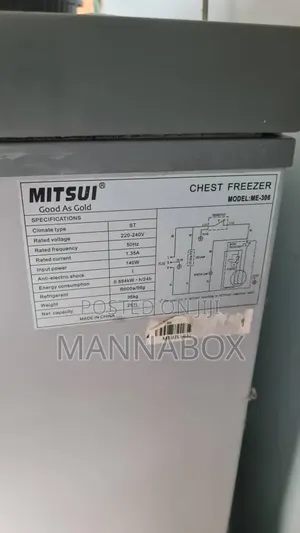 MISTUI Original Chest Freezer. 251L