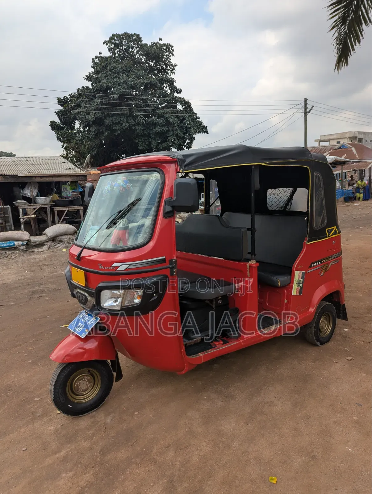 TVS King Deluxe Plus iTouch Start 2026 Red
