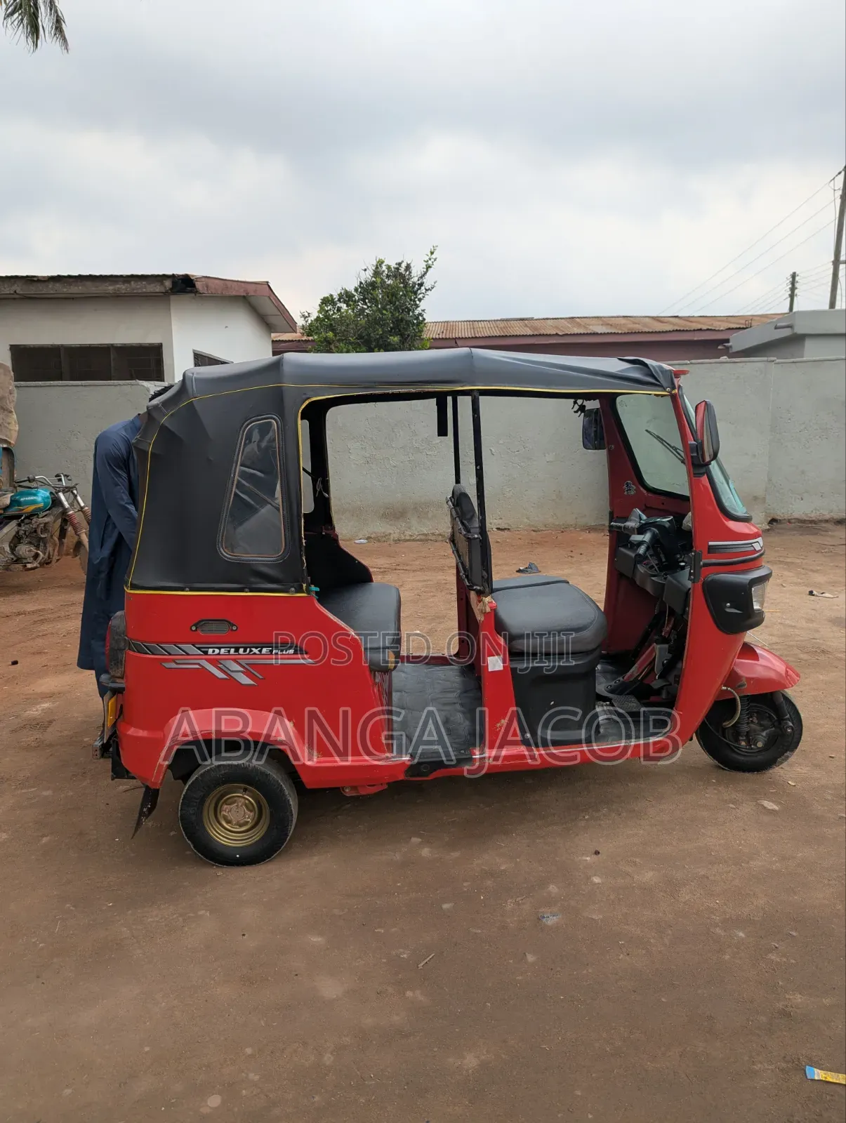 TVS King Deluxe Plus iTouch Start 2026 Red