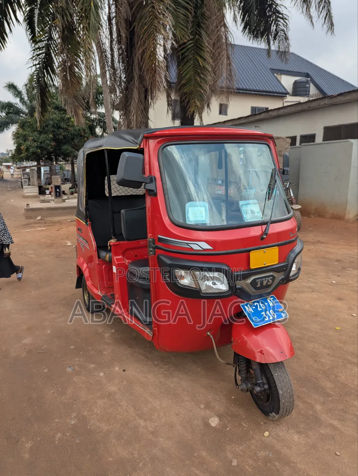 TVS King Deluxe Plus iTouch Start 2026 Red