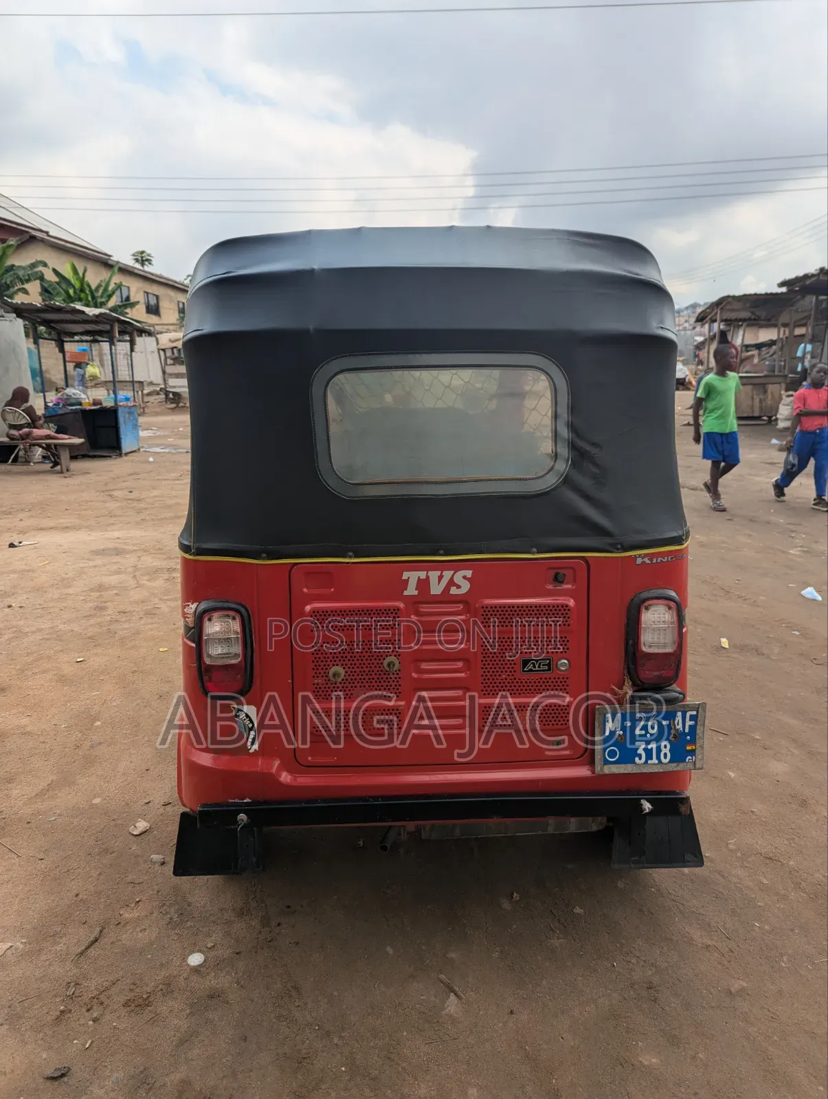 TVS King Deluxe Plus iTouch Start 2026 Red