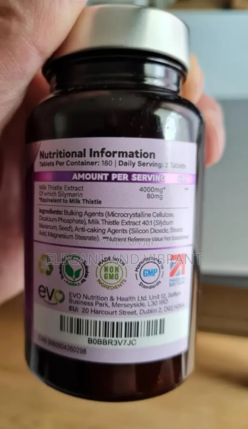 Milk Thistle, 80% Silymarin, 365 Tablets