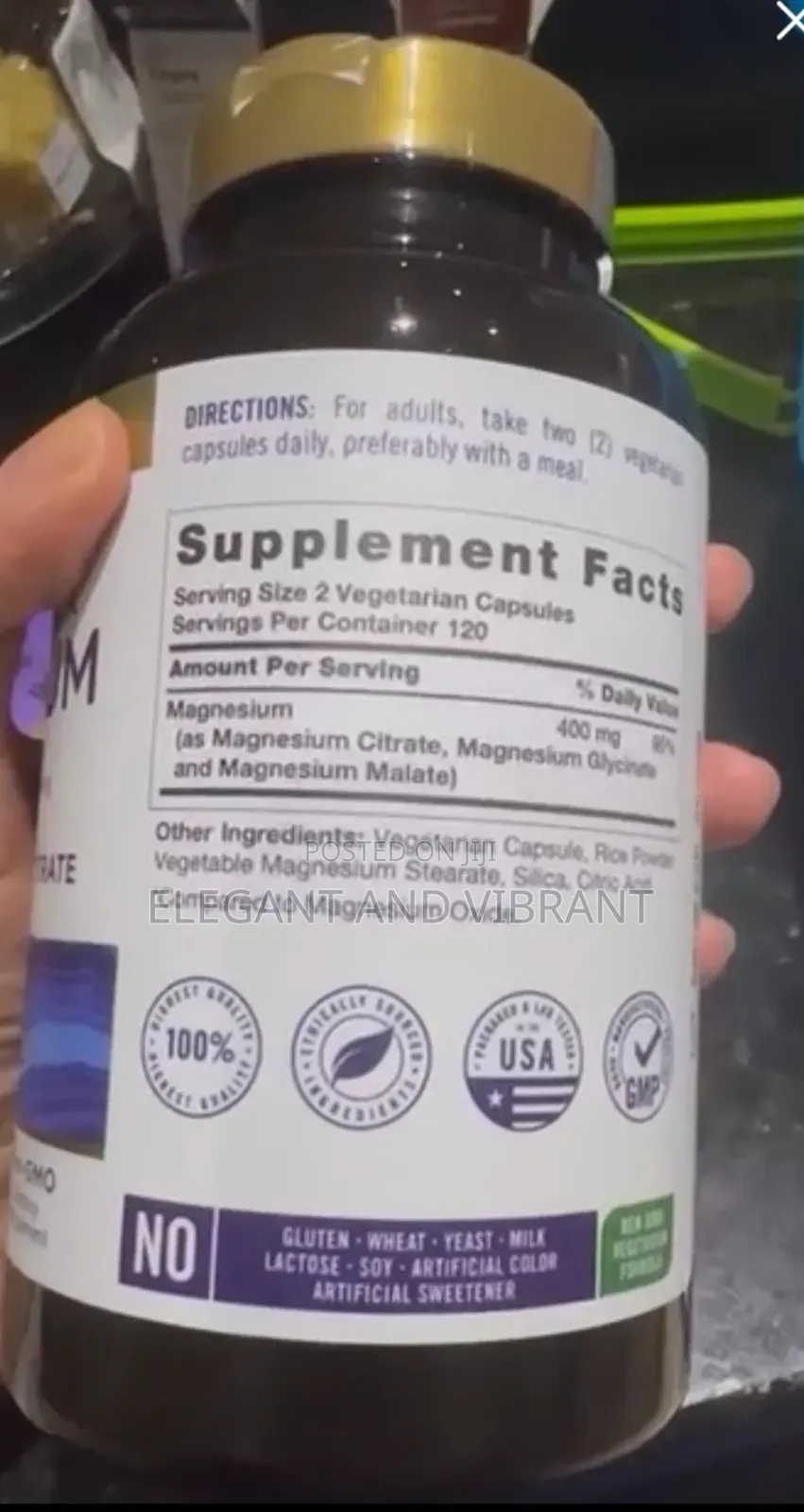 Triple Magnesium Complex 400mg | 240 Capsules