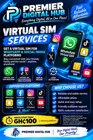 Virtual SIM Services for WhatsApp & Social Media