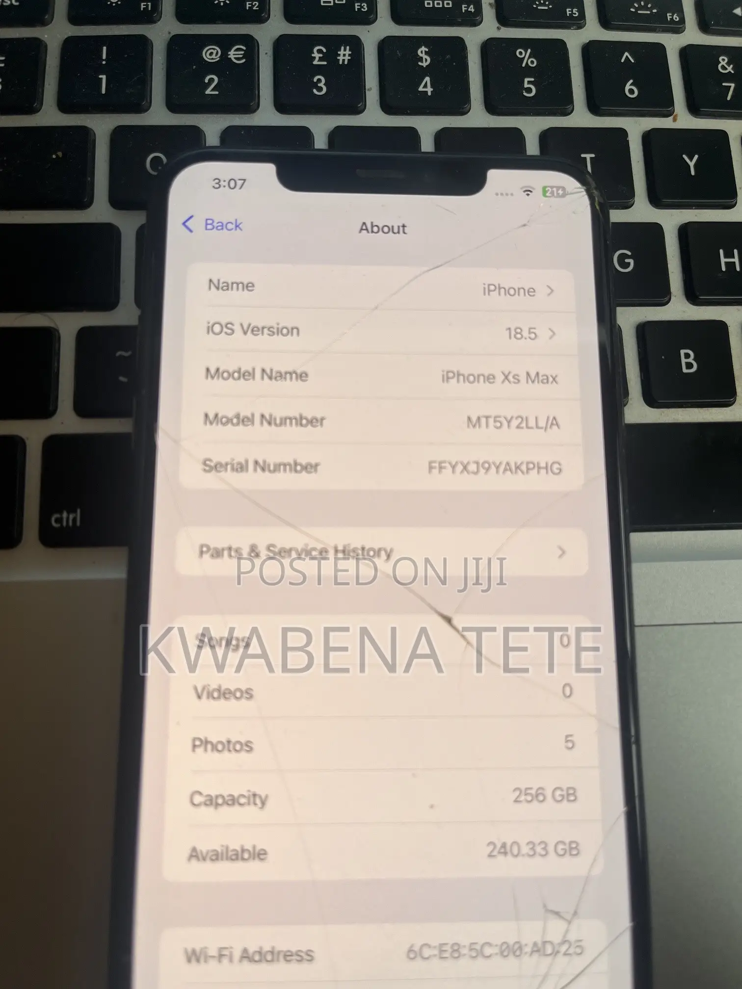 Apple iPhone XS Max 256 GB Black