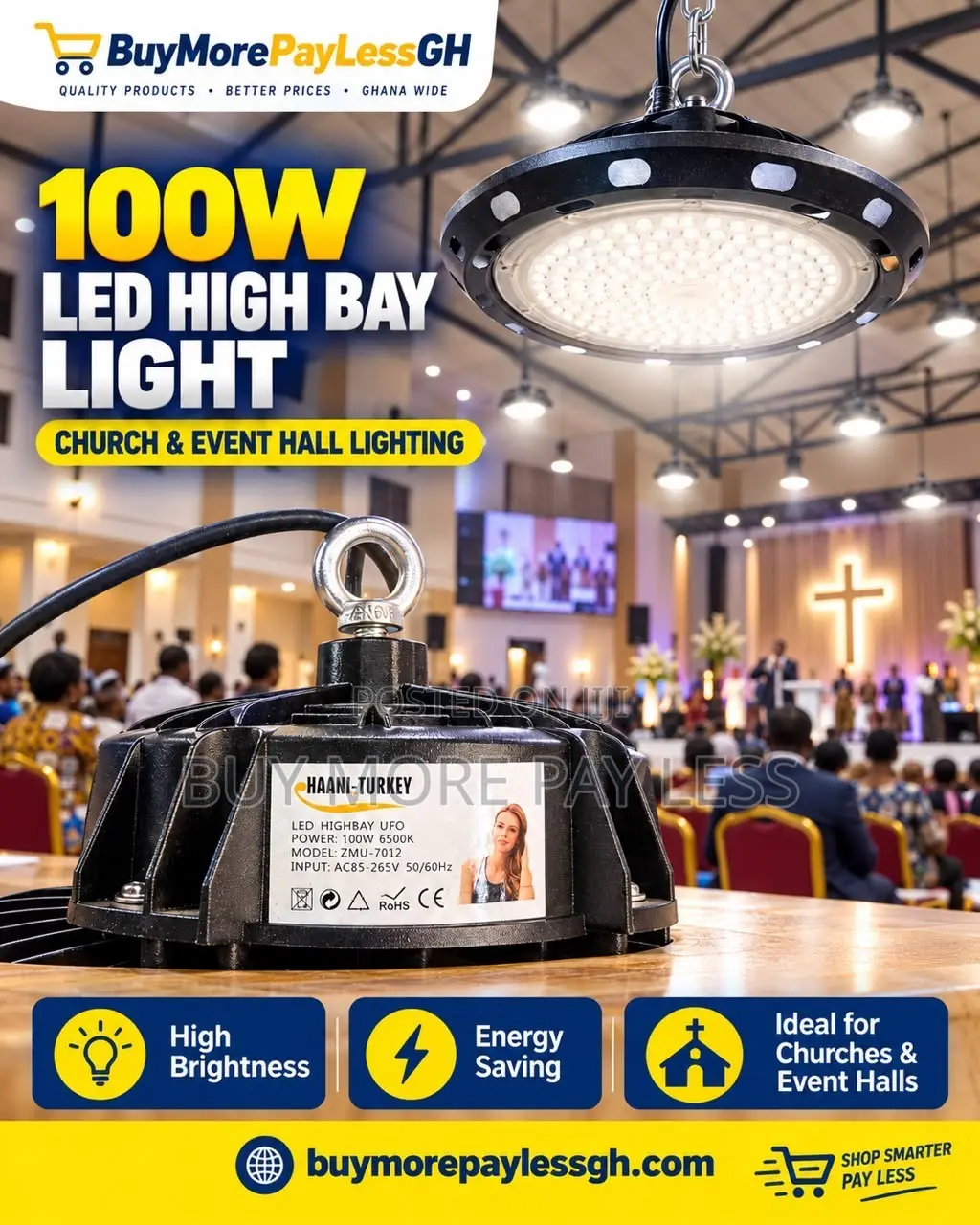 100w LED High Bay Light