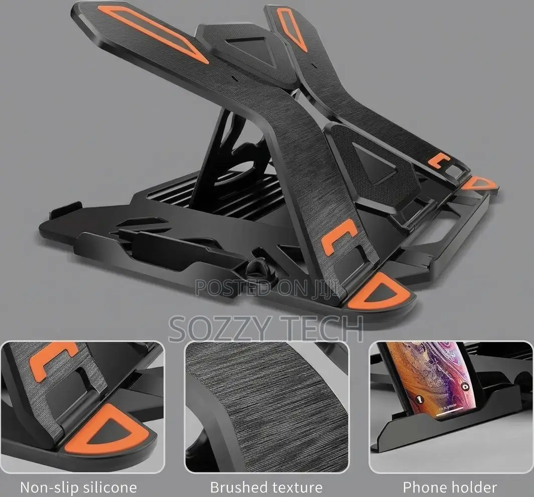 TopMate Laptop Stand for Desk Adjustable Height Angle Swivel Laptop