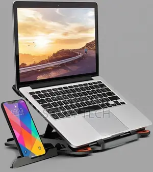 TopMate Laptop Stand for Desk Adjustable Height Angle Swivel Laptop