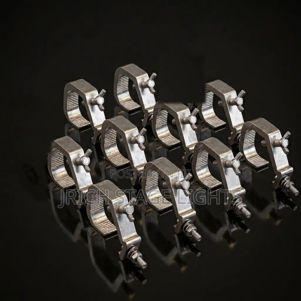 Heavy Duty Stage Light Clamps: Pack of 10