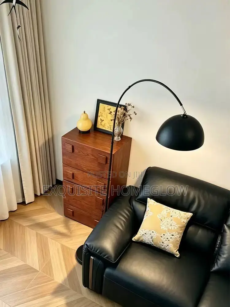 Matte Black Arc Floor Lamp Available for Purchase