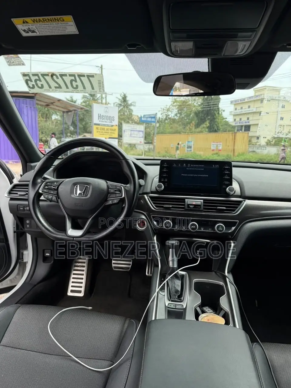 Honda Accord Sport (1.5L 4cyl Turbo CVT) 2019 Black