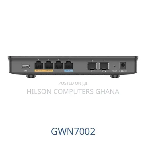 Grandstream GWN7002 Multi-Wan Gigabit VPN Router, SFP Ports - Black