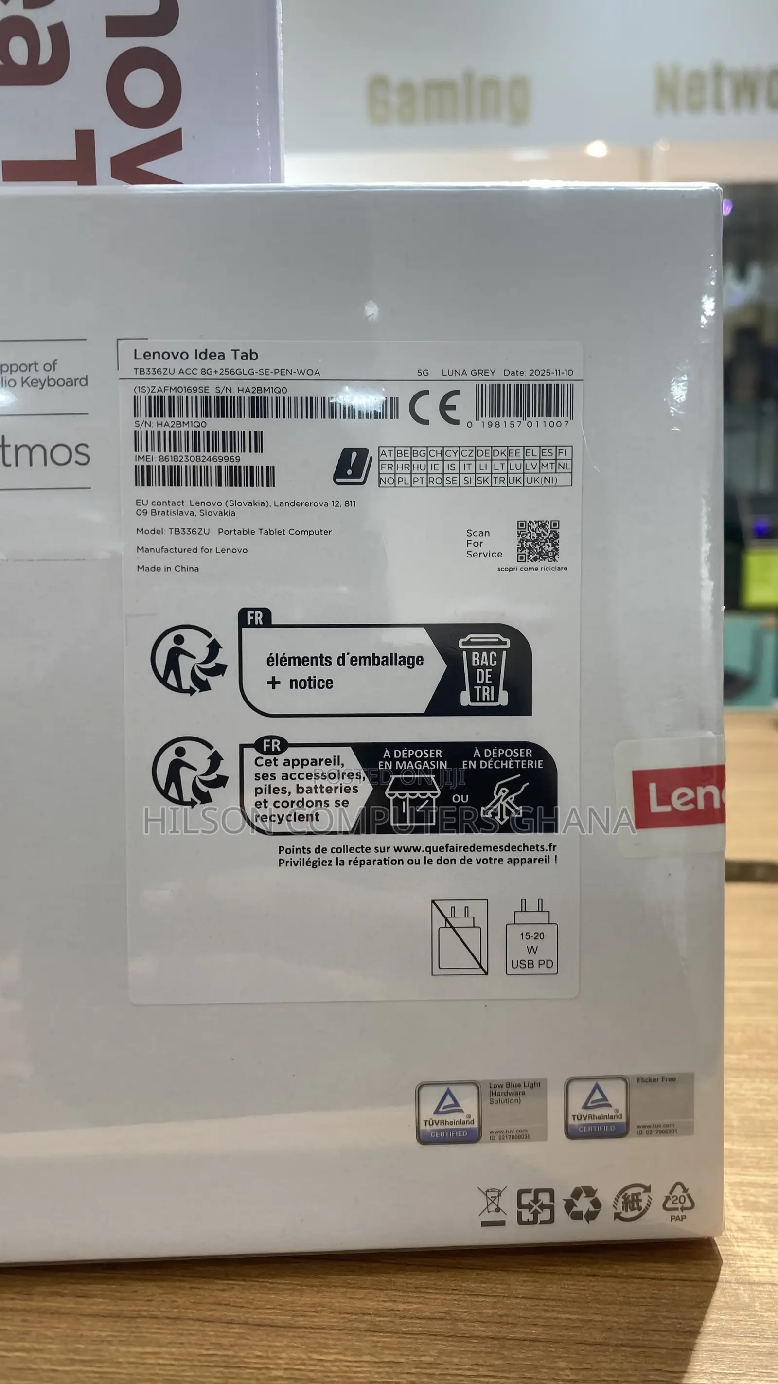 New Lenovo Idea Tab 256 GB Gray