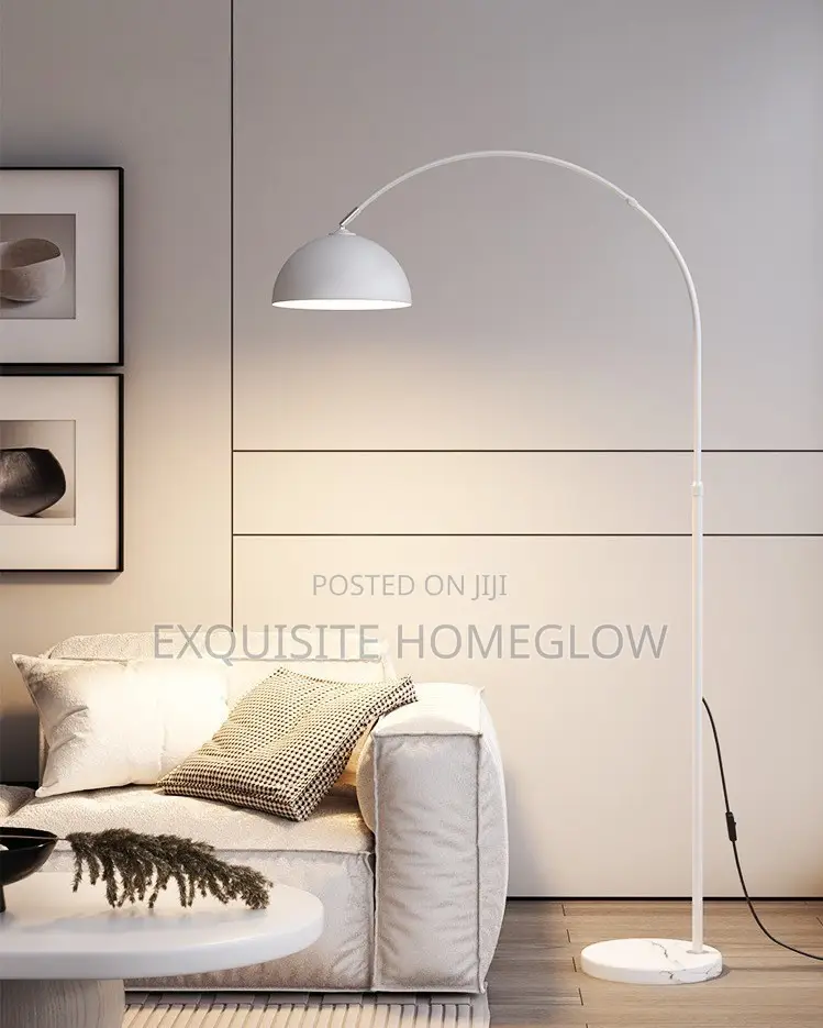 White Arc Floor Lamp Available for Purchase