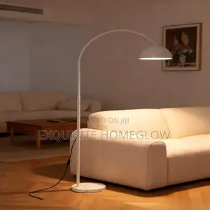 White Arc Floor Lamp Available for Purchase
