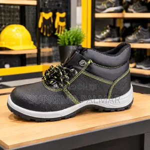 Emporo Steel Toe Safety Boots – Anti-Slip Leather Work Boots