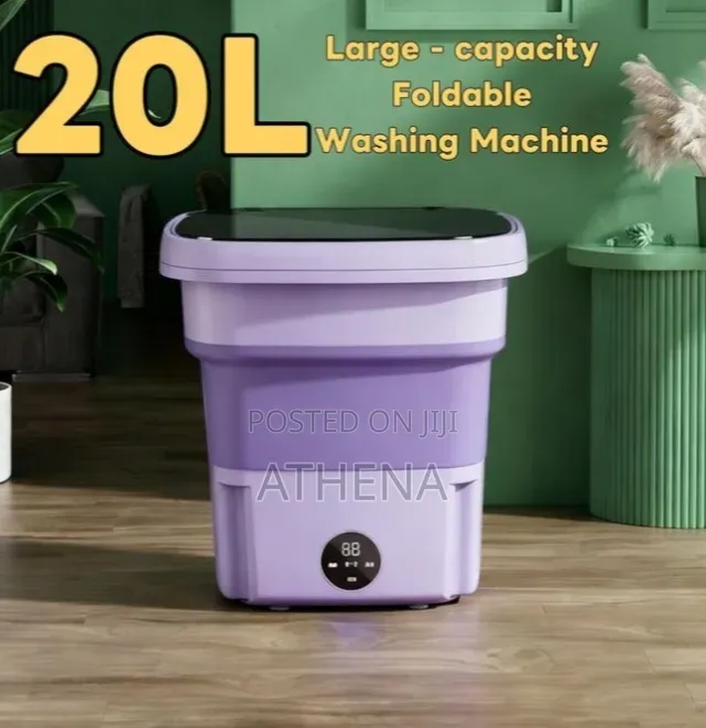20 Litres Mini Washing Machine Purple Colour