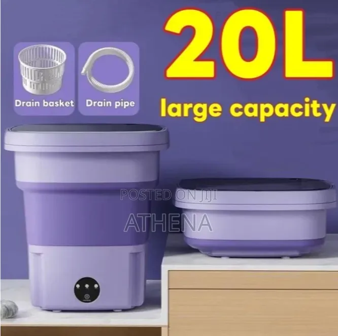 20 Litres Mini Washing Machine Purple Colour