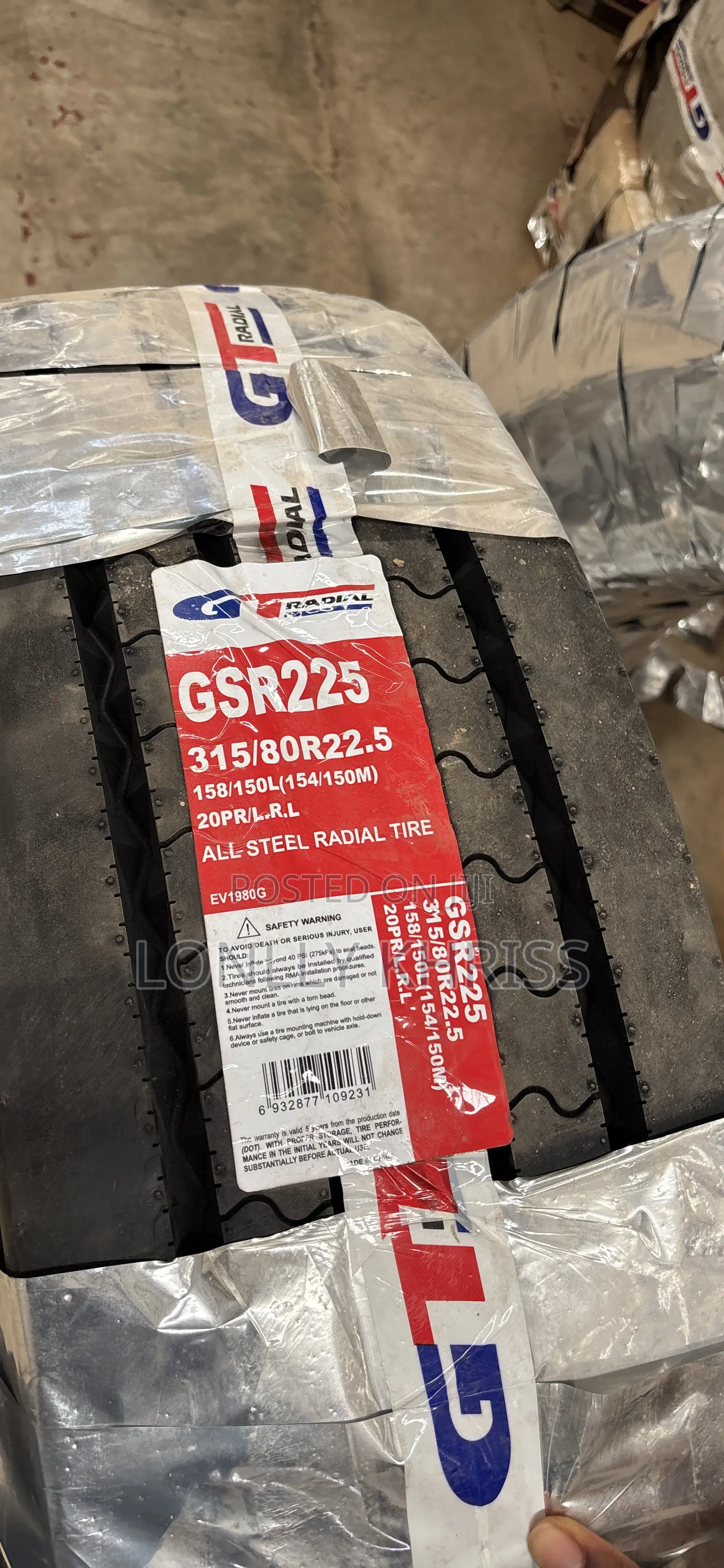 315 /80r 22.5 Gt Radial