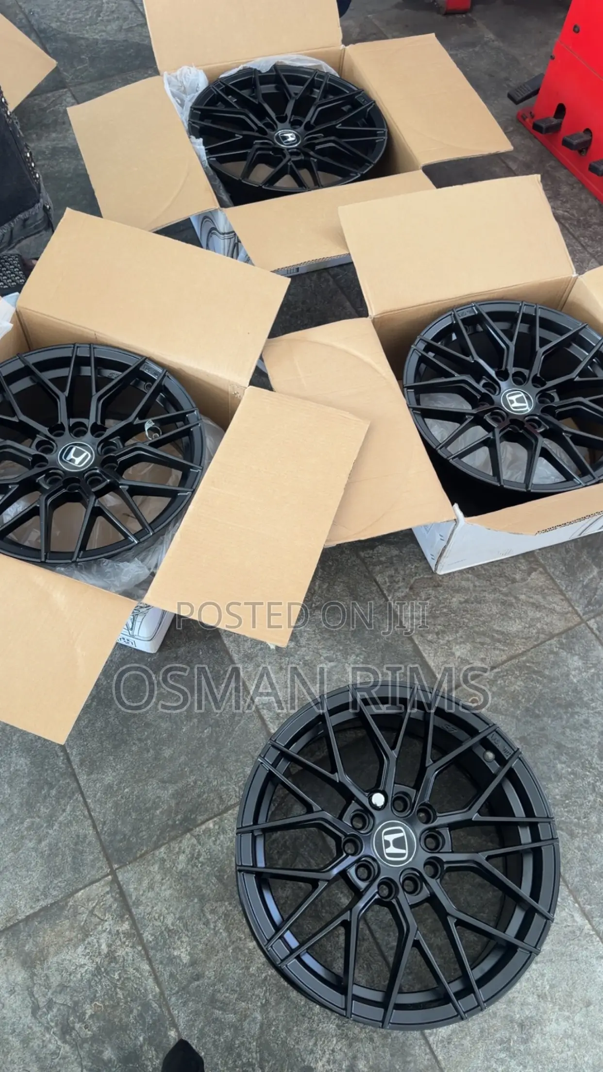 Matt Black Honda Alloy Accord Rim