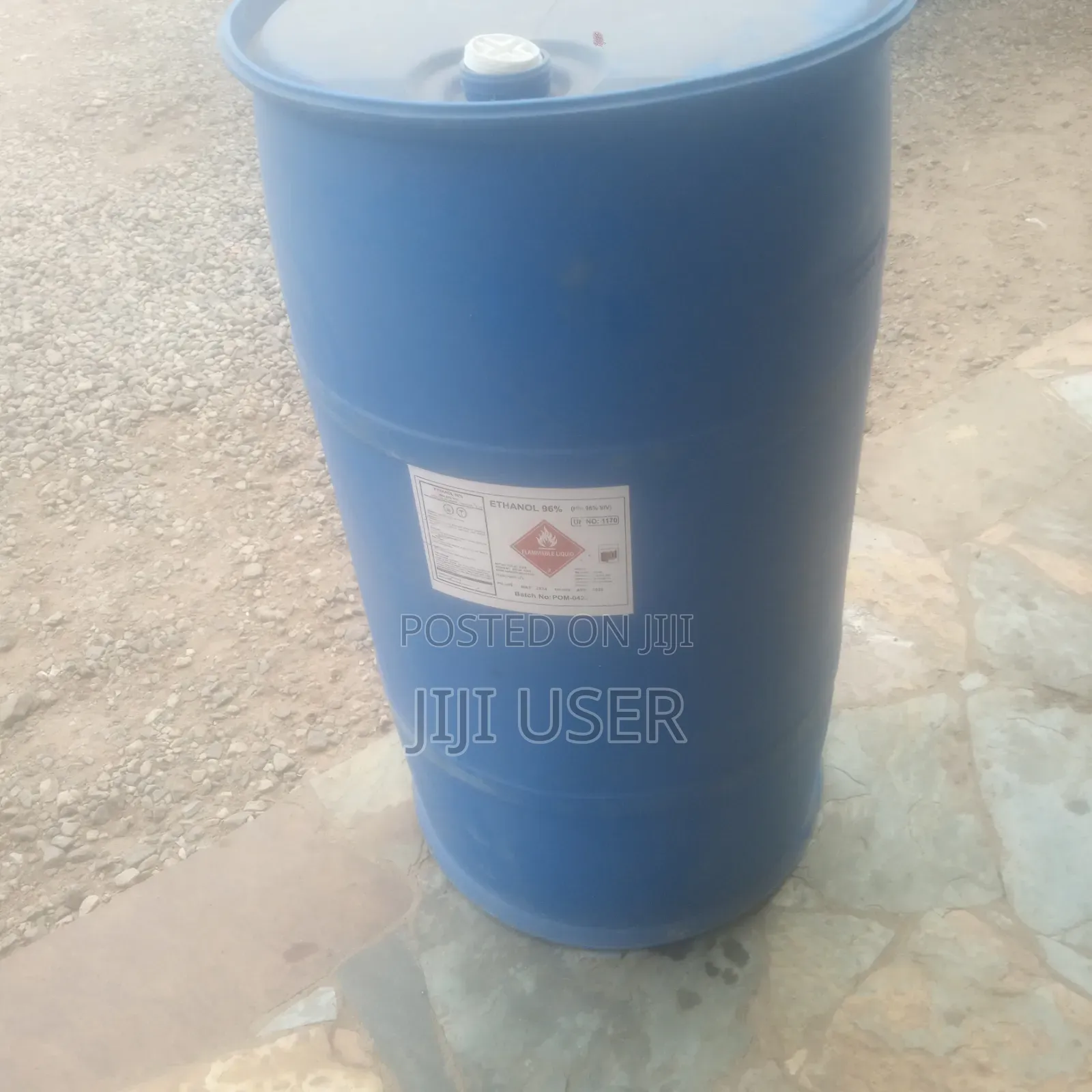 Blue Empty Container Drums