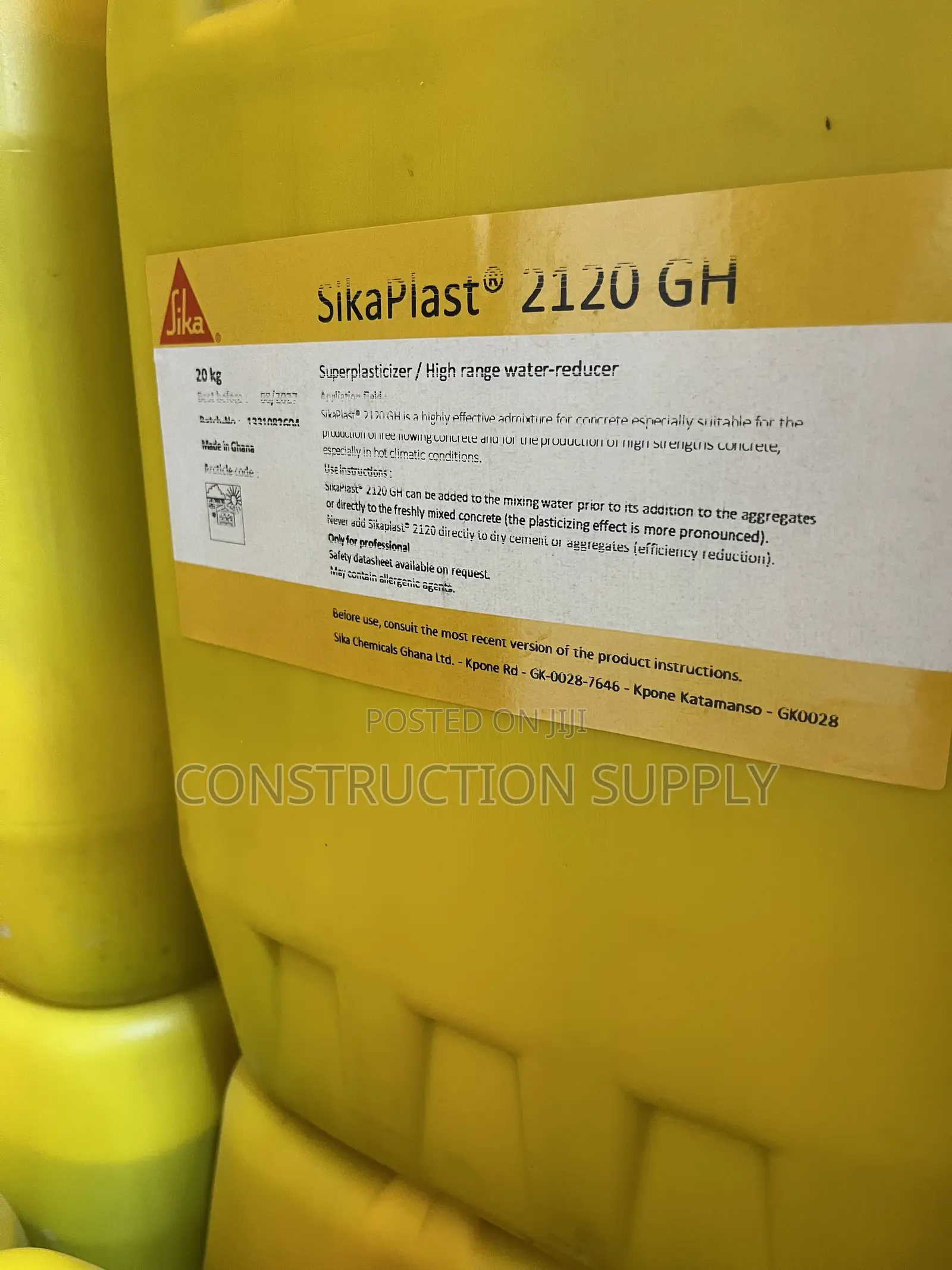Sikaplast 2120 Concrete Hardner- 20kg