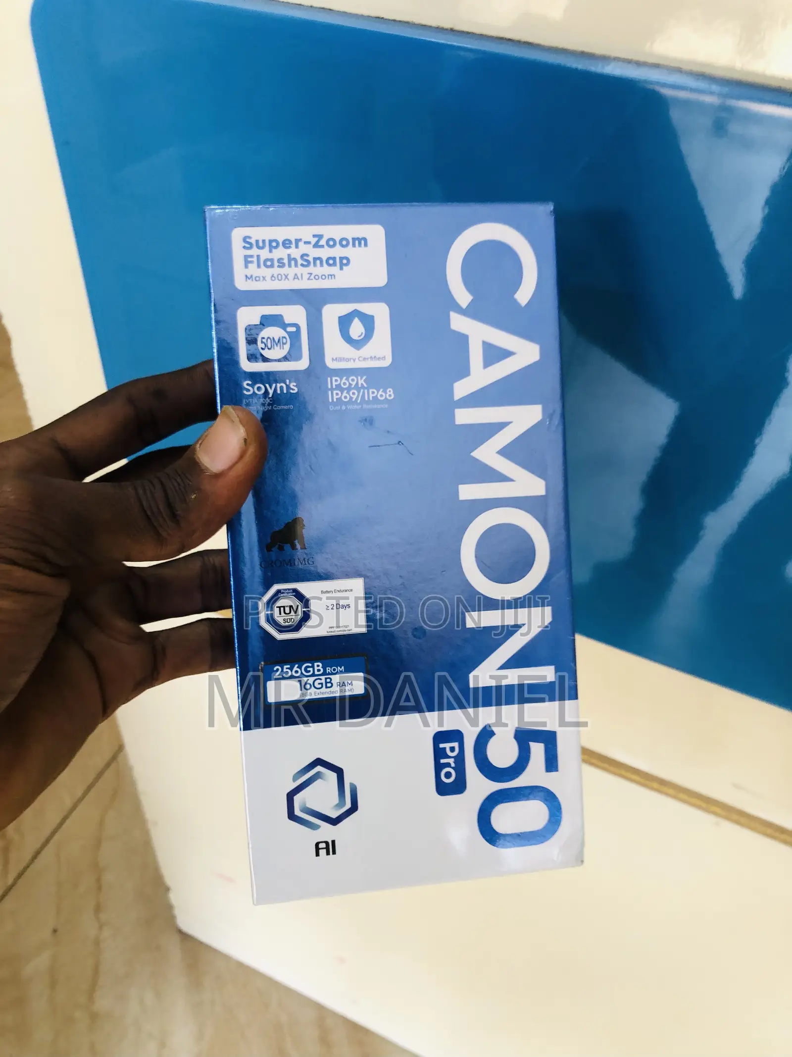 New Tecno Camon 50 Pro 256 GB Black