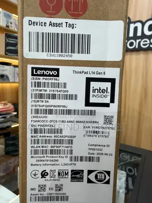 New Laptop Lenovo ThinkPad L14 16GB Intel Core Ultra 5 SSD 512GB