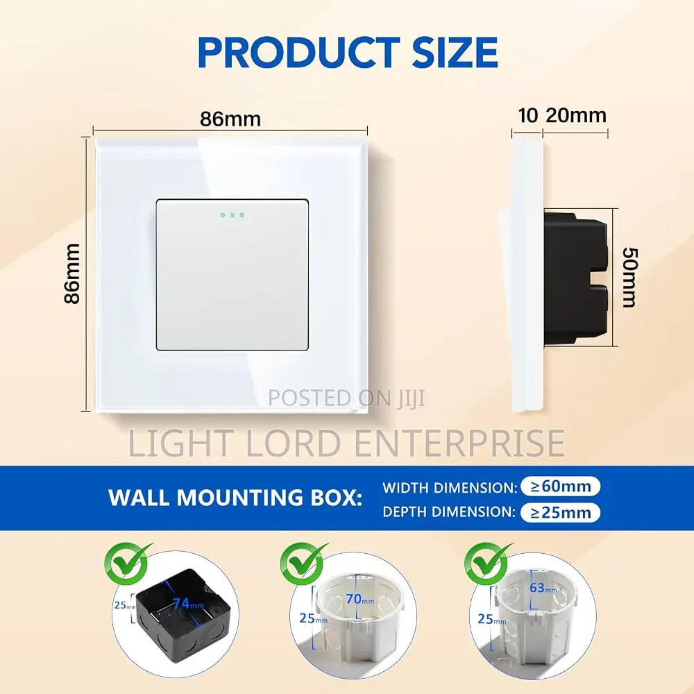 86mmX86mm Intermediate Switch