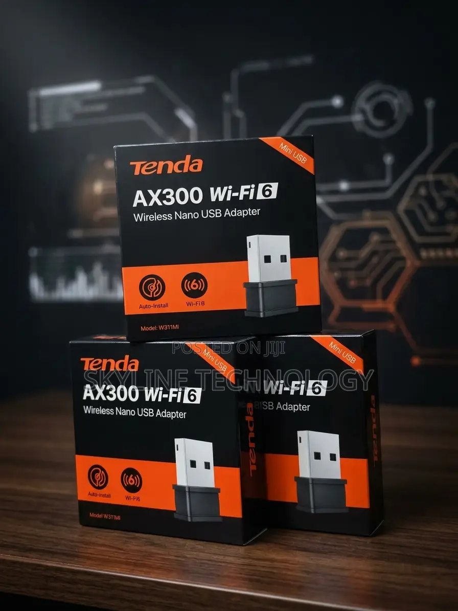 Tenda AX300 Wi-Fi 6 Wireless Nano USB Adapter (Model: W311MI)