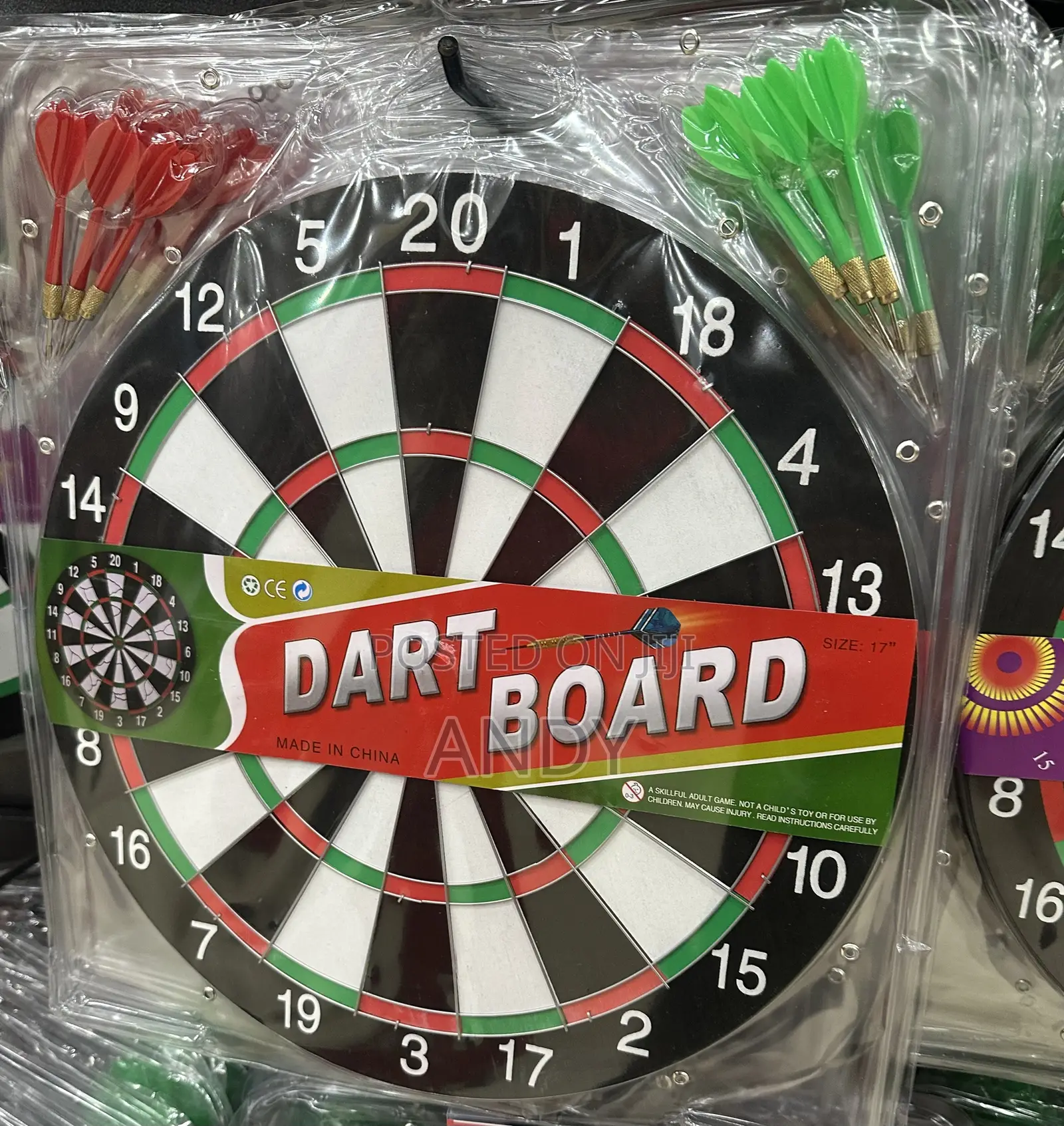 Big Dartboard With 6Darts