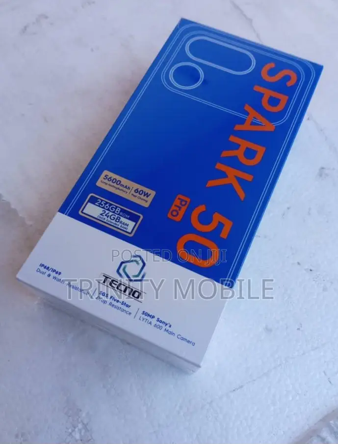 New Tecno Spark 50 Pro 256 GB Blue