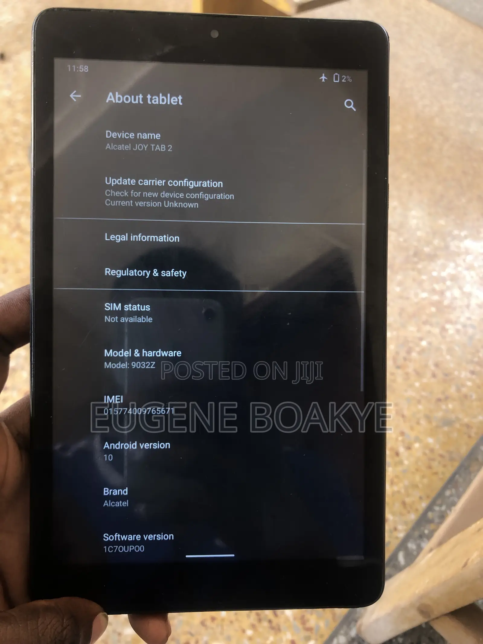 Alcatel 3T 10 32 GB Black