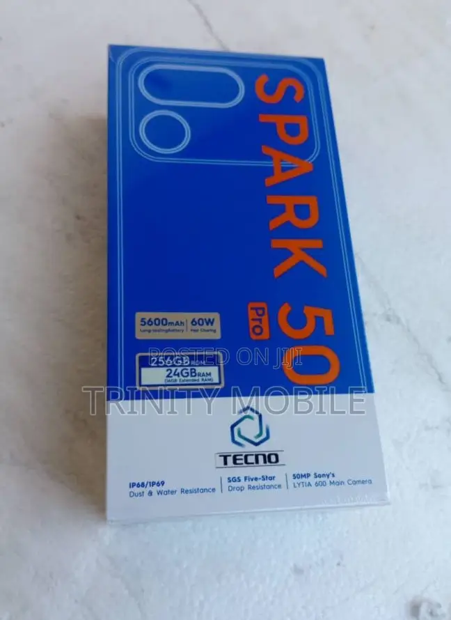New Tecno Spark 50 Pro 256 GB Blue