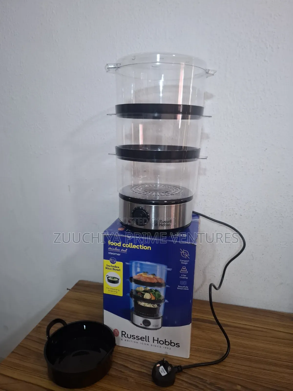 Russell Hobbs 3 Tie Food Steamer From Uk 
