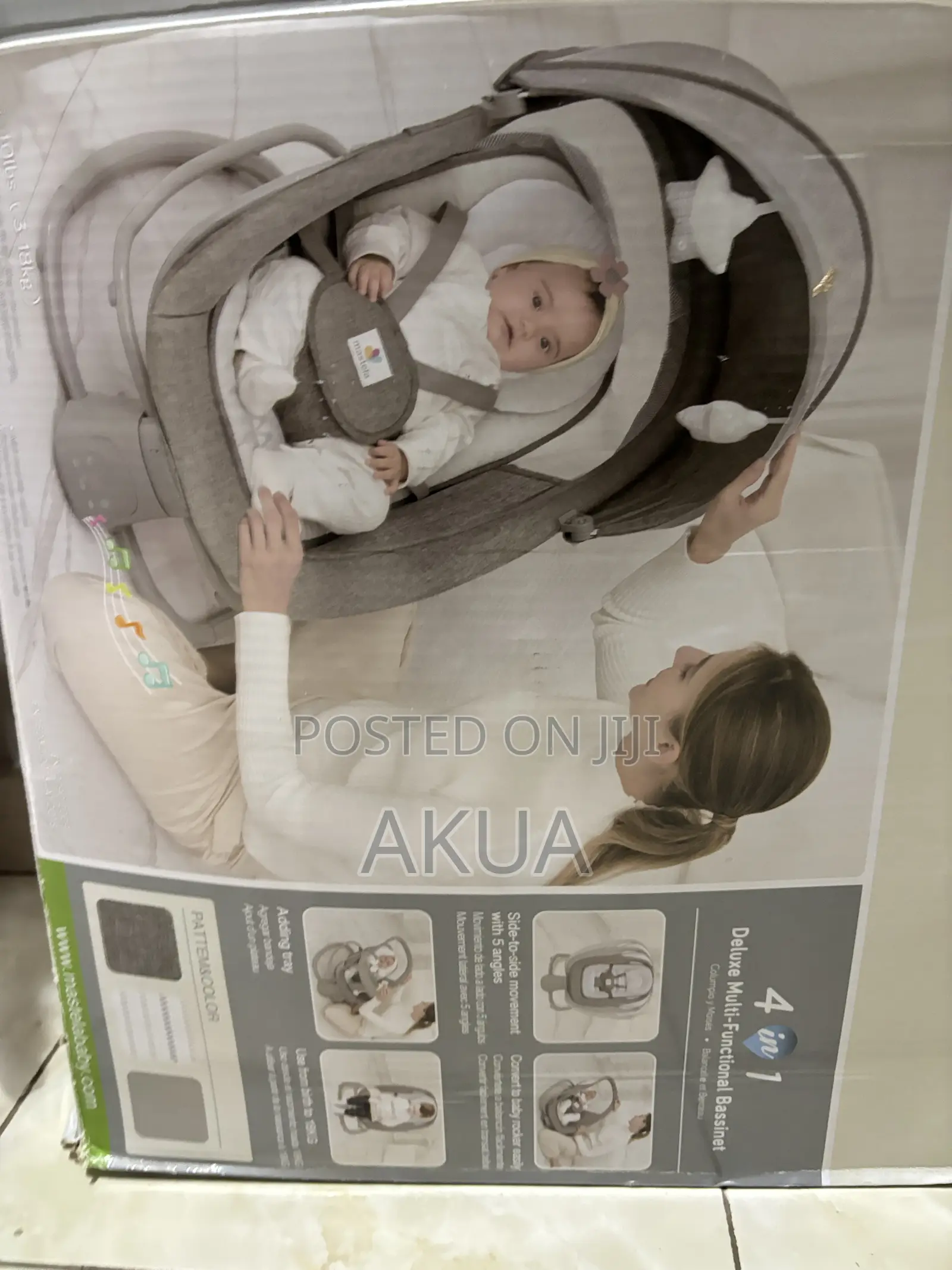 Pre Loved Mastela 4 in 1 Baby Bassinet