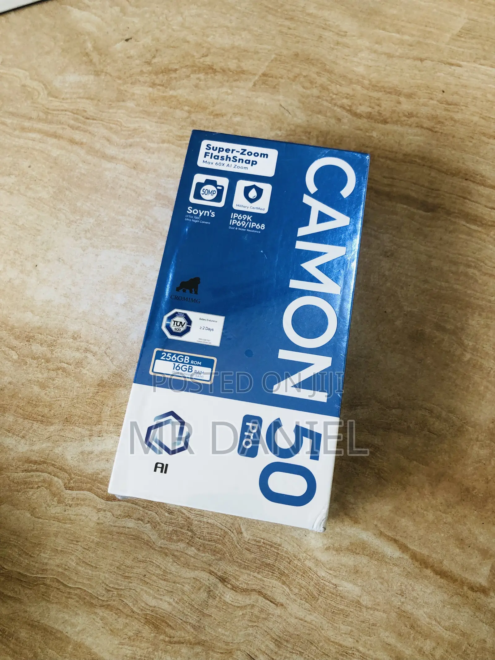 New Tecno Camon 50 Pro 256 GB Gray