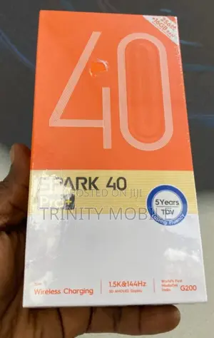 New Tecno Spark 40 Pro 256 GB Black