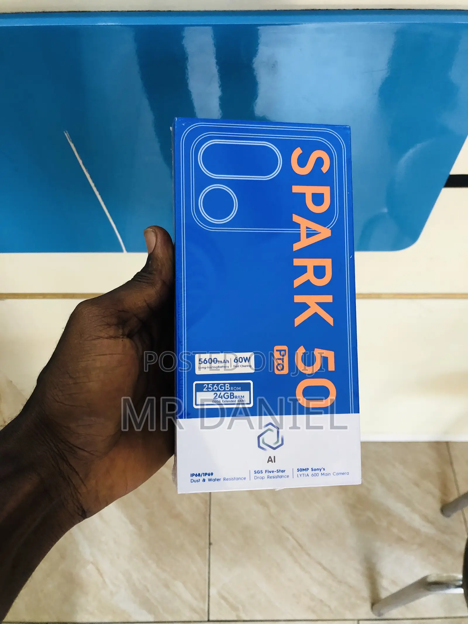 New Tecno Spark 50 Pro 256 GB Black