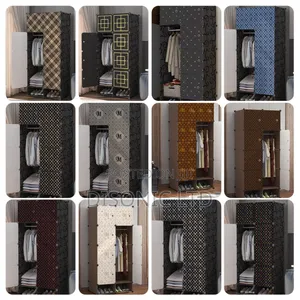 8 Cubes Plastic Wardrobe