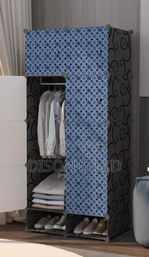 8 Cubes Plastic Wardrobe