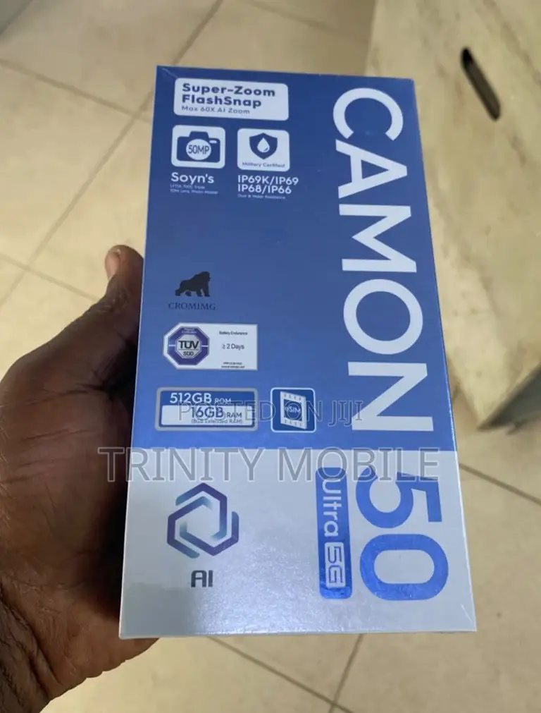 New Tecno Camon 50 Ultra 512 GB Blue