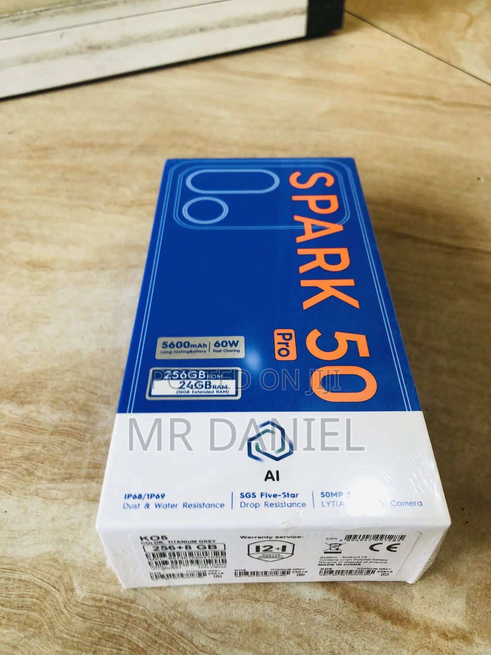New Tecno Spark 50 Pro 256 GB Blue