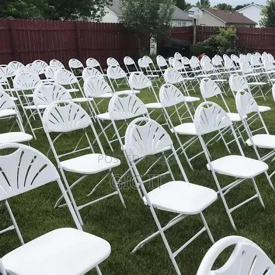 Foldable Funback Chairs (White)