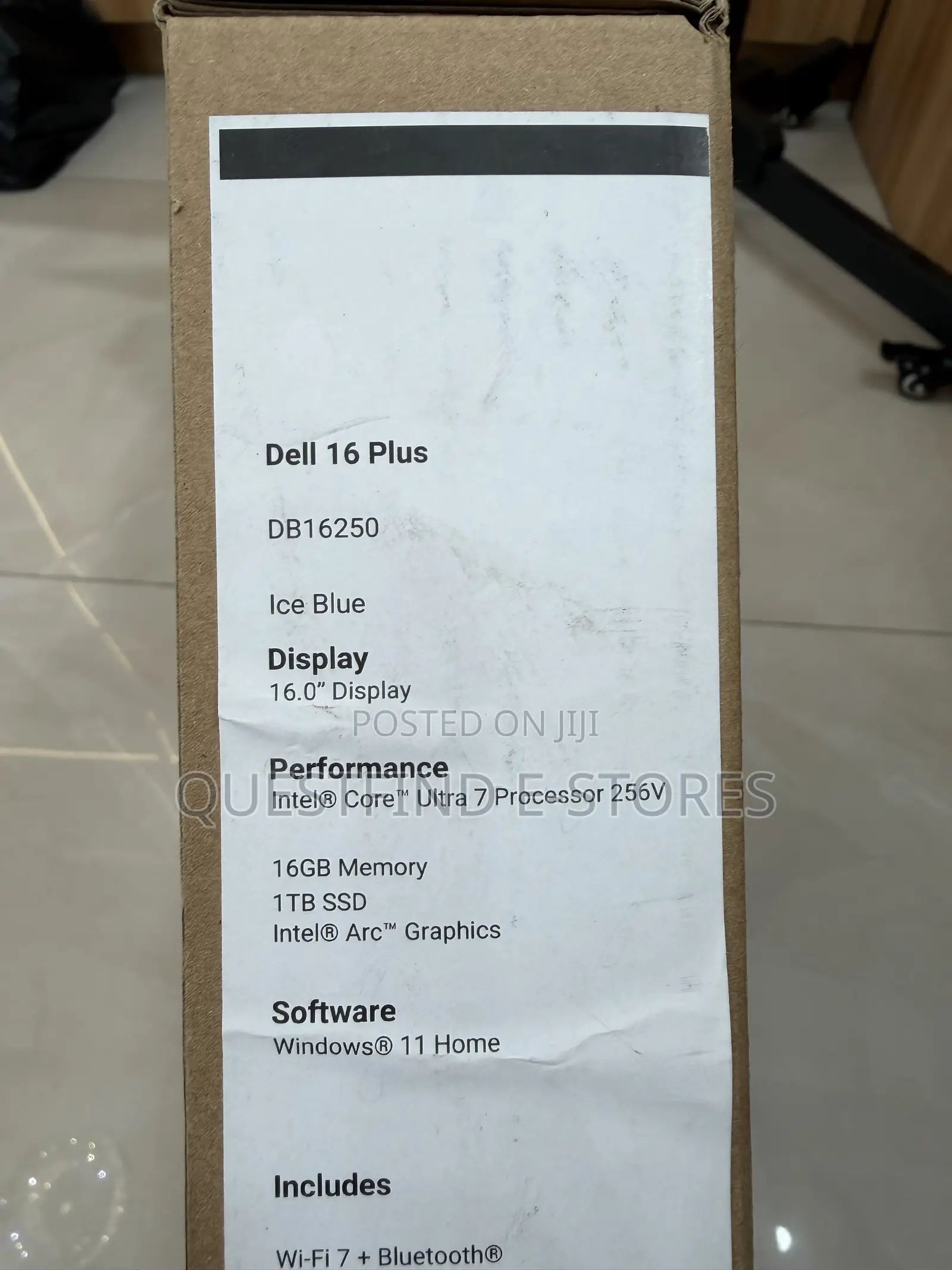 New Laptop Dell Plus 16 16GB Intel Core Ultra 7 SSD 1T