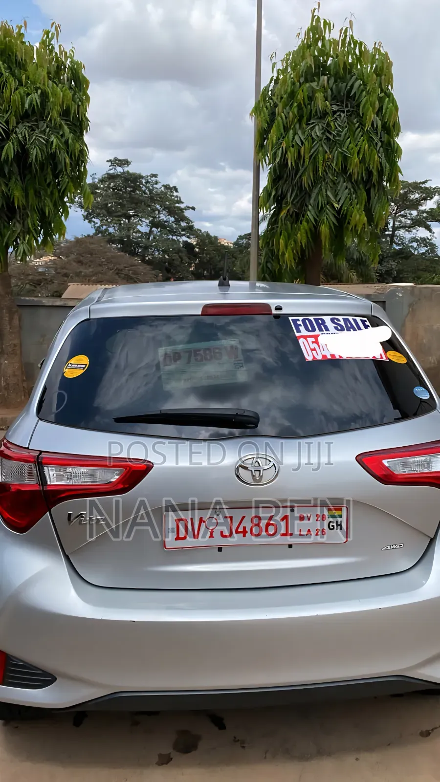 Toyota Vitz 1.3 FWD 3dr 2017 Silver